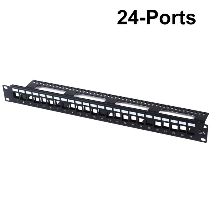 Gambar Panel Patch 24/48Port Lan Ethernet  Cable Adapter Frame Untuk Dinding - 24-Ports dari Soya Global undefined Tokopedia