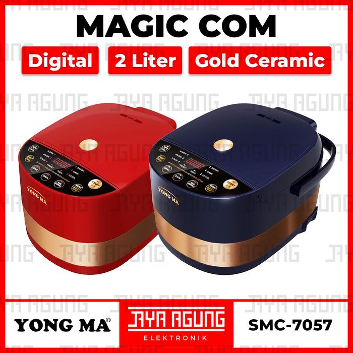 Gambar Rice Cooker Digital 2 Liter YONGMA SMC 7057 Magic Com YONG MA SMC7057 - Random dari Jaya Agung Elektronik Bandung_NEW undefined Tokopedia