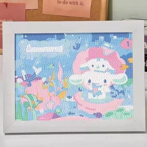 Gambar DIY diamond painting cinnamoroll full sanrio melody kuromi pigura - Biru dari octome on line shop undefined Tokopedia