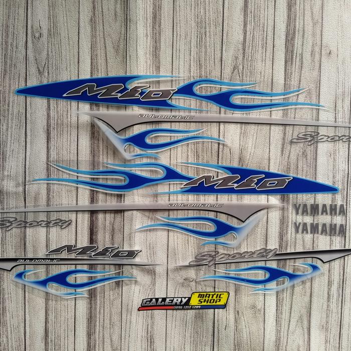 Gambar STRIPING TRANSPARAN MIO SPORTY MOTIF API - Biru, transparan mio dari GaleryMaticshop undefined Tokopedia