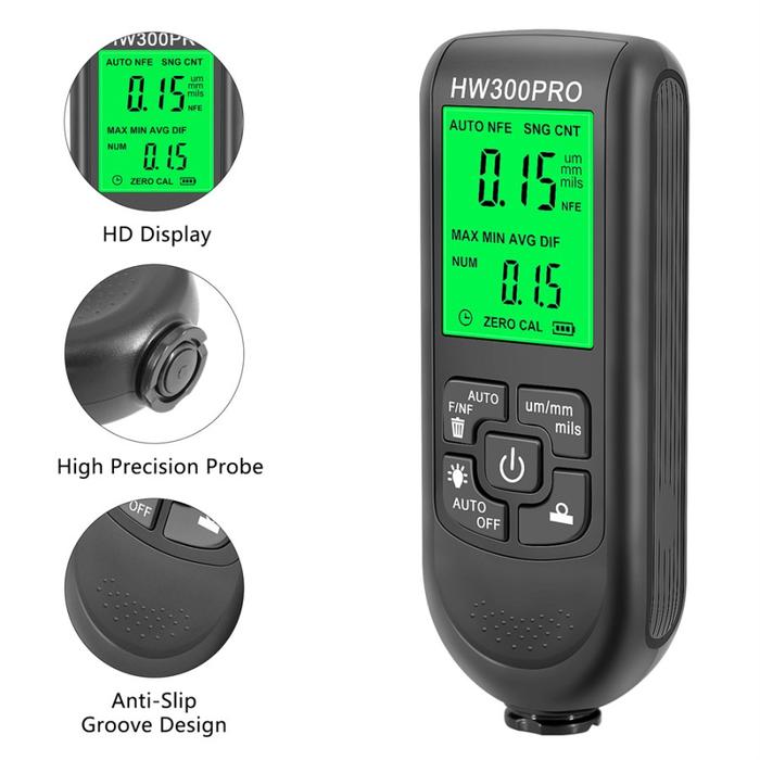 Gambar Coating Thickness Gauge Car Paint Thickness FE/NFE 0-2000um HW300PRO dari techno AI undefined Tokopedia