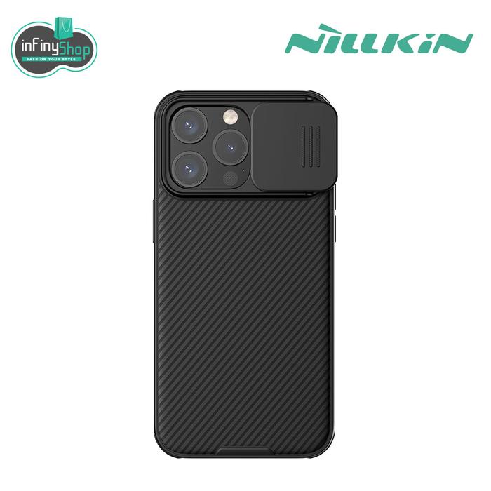 Gambar APPLE IPHONE 15 PRO MAX (6.7) - NILLKIN CAMSHIELD PRO MAGNETIC CASE - Black dari Infinyshopid undefined Tokopedia