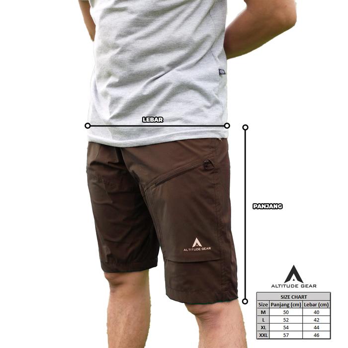 Gambar Celana Pendek Altitude Gear Celana Pendek Outdoor Celana Pendek Gunung - Cokelat, L dari Bilbo Outdoors undefined Tokopedia