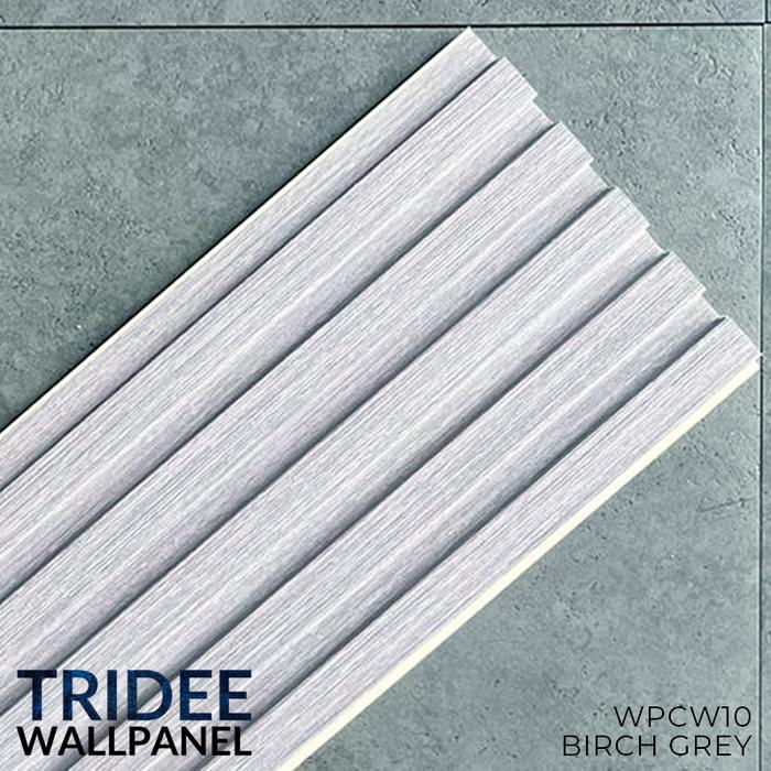 Gambar WOOD PANEL WPC | TRIDEE WALLPANEL - BIRCH GREY, 150CM dari Tridee Wallpaper undefined Tokopedia