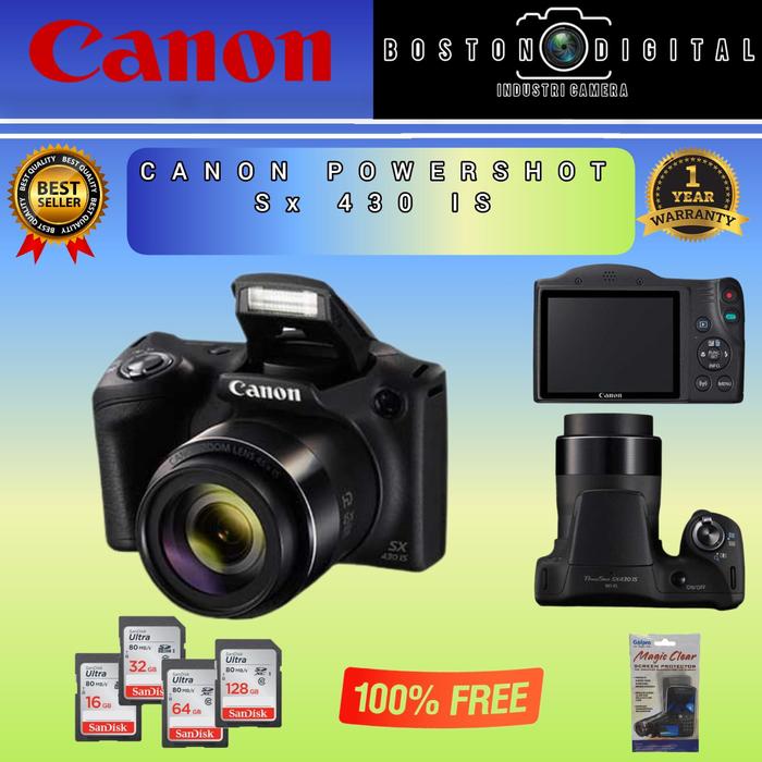 Canon Digital Camera With 45x Zoom Canon PowerShot SX400 IS 16MP