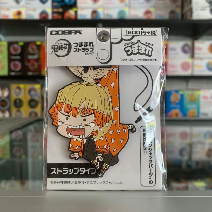 Gambar Cospa Zenitsu Agatsuma - Demon Slayer Strap Keychain dari Kyodain79 undefined Tokopedia
