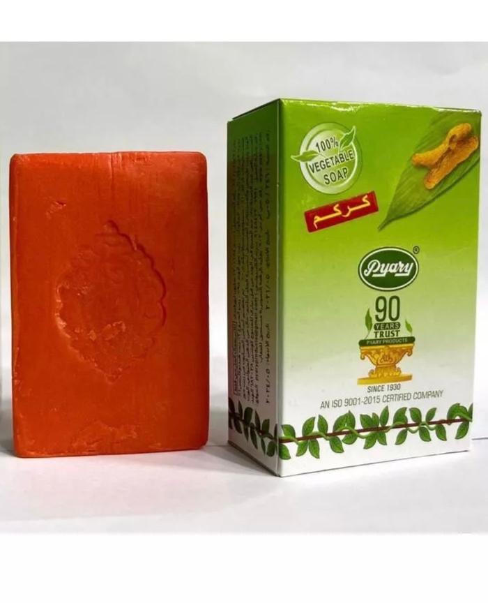 Gambar SABUN ARAB PYARY TURMERIC & NALPAMARA / SABUN PERAWATAN KULIT BPOM - AYUR TURMERIC dari need shop id undefined Tokopedia