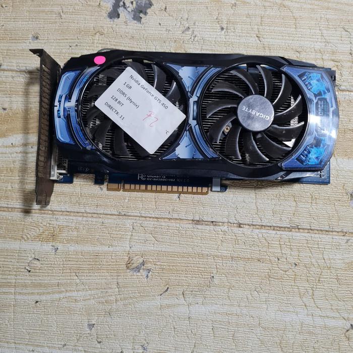 1gb Gddr5 Gigabyte Geforce Gts 450 1gb Vga Nvidia Geforce Gts450