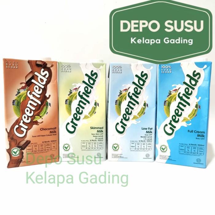 Gambar Susu Greenfields Uht 1 Lt | Bkn Indomilk Diamond Brookfarm Greenfield - Skim (Non fat) dari ulfashop_6 undefined Tokopedia