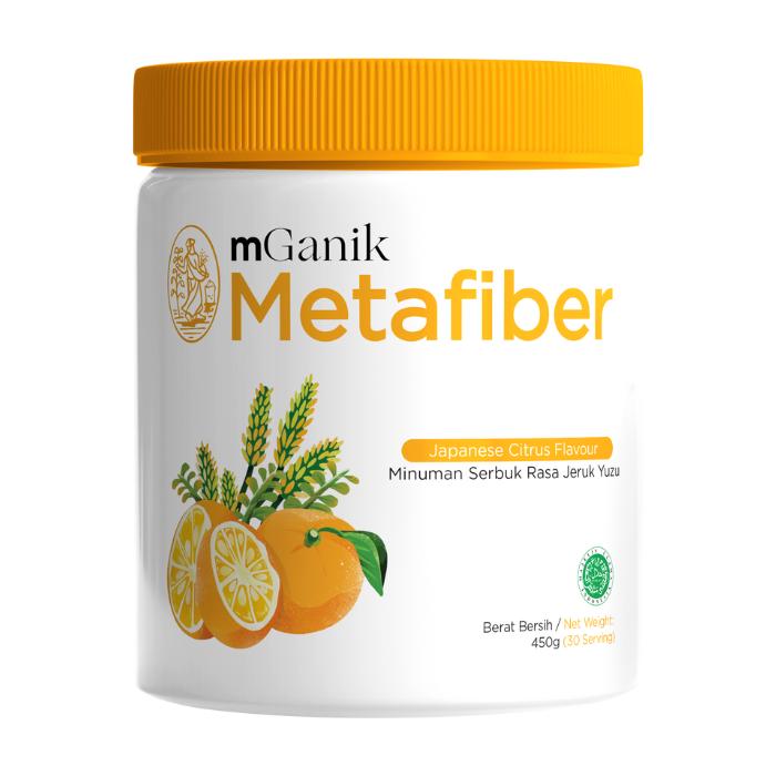 Gambar Mganik Metafiber 252 gr Rasa Jeruk Yuzu Cegah Gula Darah - Metafiber dari Abimayu seller undefined Tokopedia