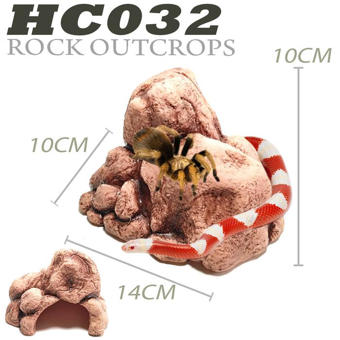 Gambar HC032 Rock Outcrops hiding cave place bebatuan gunung tempat sembunyi - HC032 dari reptile store id undefined Tokopedia