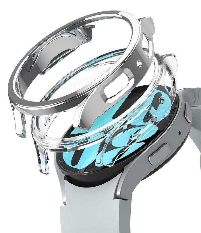 Gambar Case Samsung Galaxy Watch 6 Ringke Slim Hard Thin Casing - Chrome/Clear, Classic 43mm dari GET-WID undefined Tokopedia