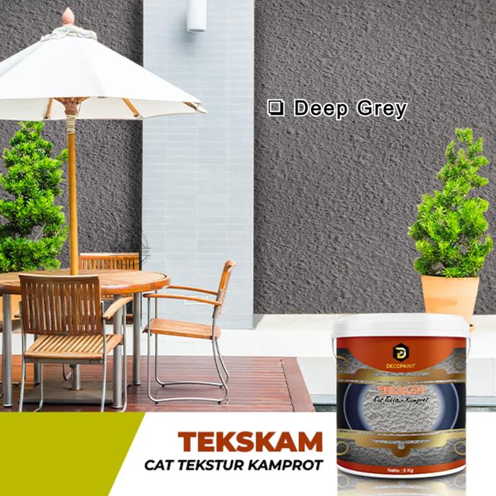 Jual Cat Dinding Tekstur Kamprot Ukuran 5 Kg Tekskam Cat Tekstur