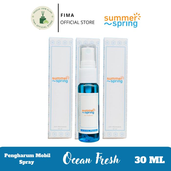 Gambar Parfum Mobil Tahan Lama Pengharum Summer spring Spray Pewangi Toilet Semprot 30ml - ocean fresh dari RUMAH SUMMERSPRING undefined Tokopedia