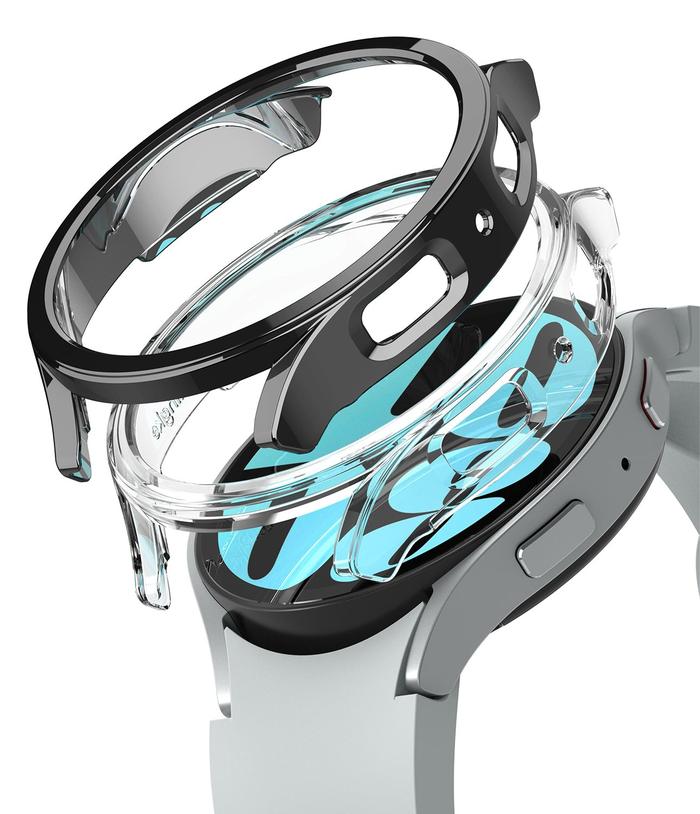 Gambar Case Samsung Galaxy Watch 6 Ringke Slim Hard Thin Casing - Dark Chrome/Clr, Classic 43mm dari GET-WID undefined Tokopedia