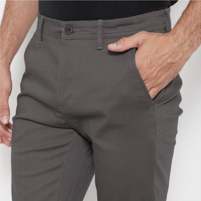 Gambar Celana Panjang Cardinal Pria Casual bahan Chinos Slim Fit Premium - Grey, S dari Sejagat Store undefined Tokopedia