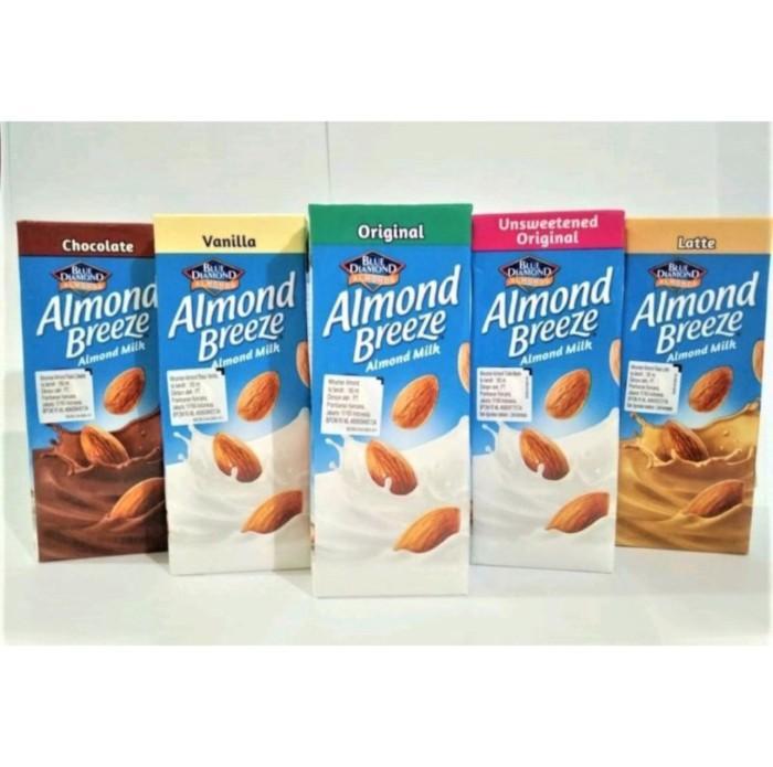 Gambar Susu Almond Milk - Almond Breeze Blue Diamond 946Ml - Gosend/Grab Only - Original dari ulfashop_6 undefined Tokopedia