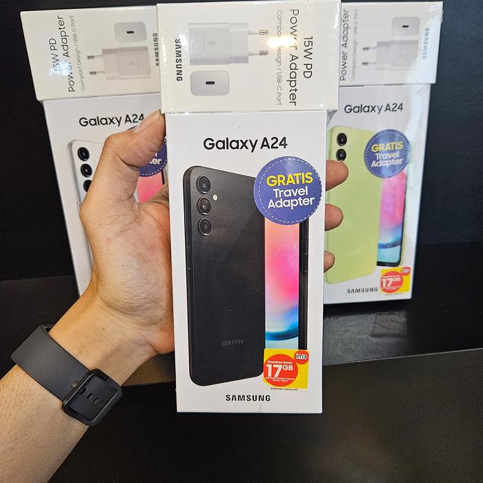 Gambar Samsung Galaxy A24 8/128 free daptor garansi resmi samsung 1Tahun - Black, A23 4g 6/128 dari DUNIA_GADGET_SURABAYA undefined Tokopedia