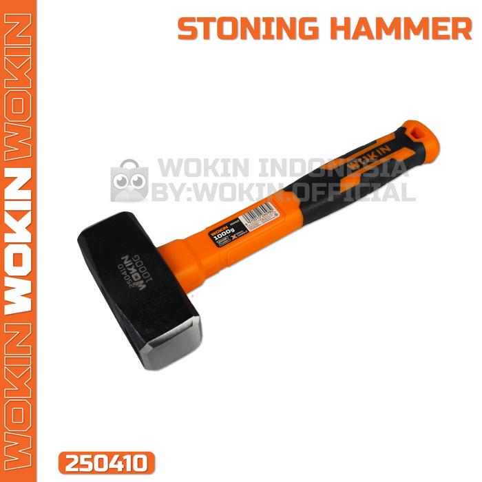 Gambar Stoning Hammer / Palu Batu Gagang Fiber Wokin - 1000 G dari Wokin Indonesia undefined Tokopedia
