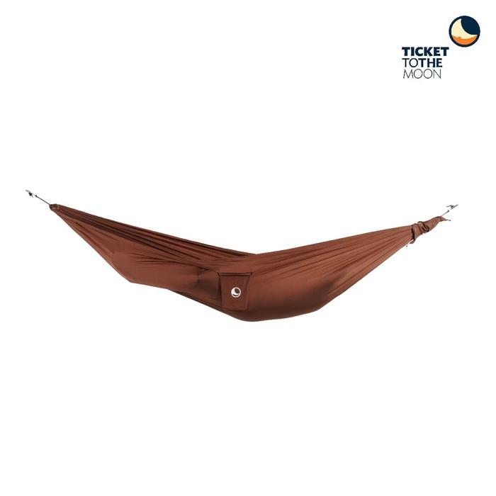 Gambar Ticket To The Moon Compact Hammock - Dark Brown dari Osa Adventure undefined Tokopedia