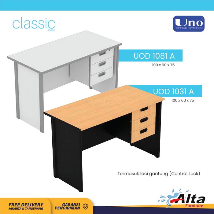 Gambar Meja Kantor Khusus UNO UOD 1081 A/UOD 1031 A / Meja Kantor UNO - UOD 1081 A dari ALTA FURN undefined Tokopedia