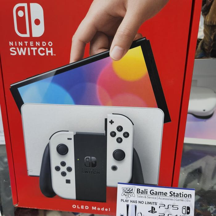 Gambar Nintendo Switch oled ori new - WHITE dari BALI GAME STATION undefined Tokopedia