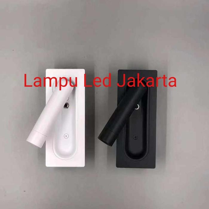 Gambar Lampu baca dinding 3watt 3w. lampu dinding baca minimalis. lampu hotel - Hitam dari Lampu Led Jakarta undefined Tokopedia