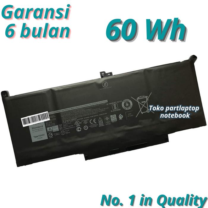 Gambar baterai dell latitude 7480 dell latitude 7290 original new - 60 Wh dari Toko Partlaptop undefined Tokopedia
