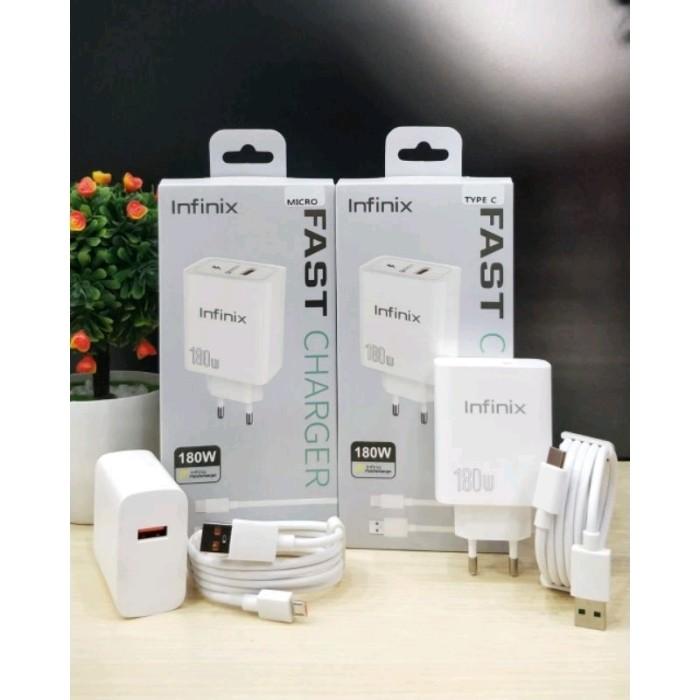 Gambar Charger Infinix 180w Super Fast Charging - TYPE C dari Family Jaya Official Indonesia undefined Tokopedia