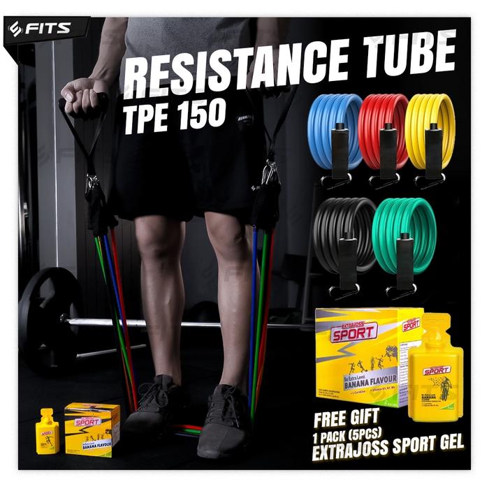 Gambar SFIDN FITS Premium Resistance Tube | Resistance Elastic Band - TPE150Xtrajoss dari SFIDN FITS Shop undefined Tokopedia