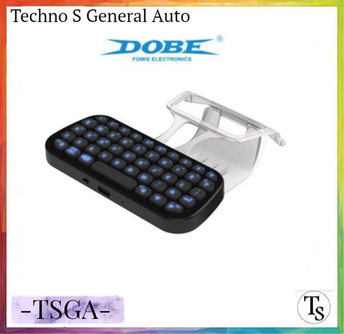 Gambar Wireless Keyboard Controller For Stick PS5 Dobe - Keyboard Stik PS 5 - Hitam dari TSGA GROUP undefined Tokopedia