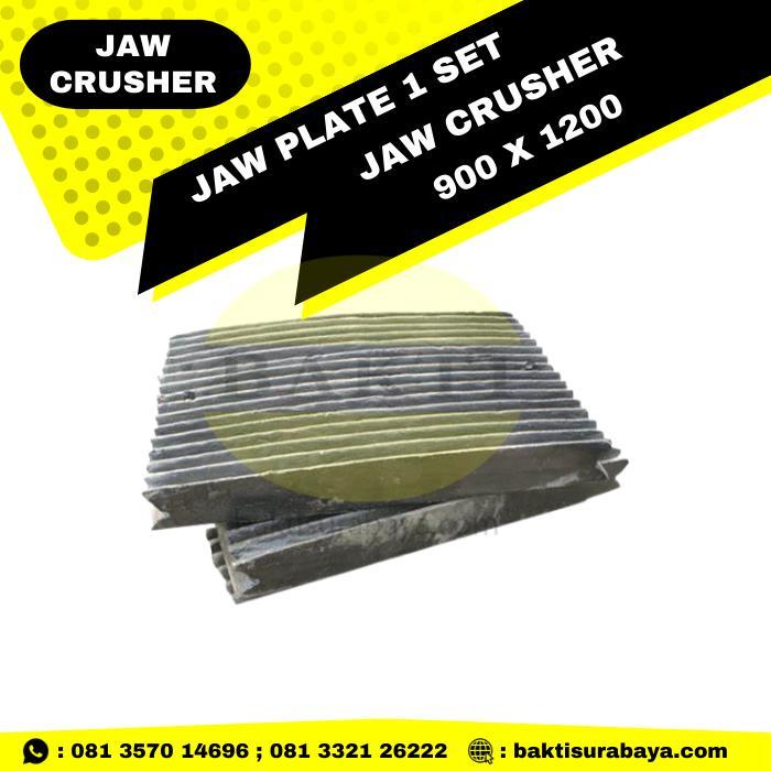Gambar Jaw Plate Spare Part Mesin Pemecah Batu Jaw Crusher 900 x 1200 1 Set dari Bakti Surabaya undefined Tokopedia