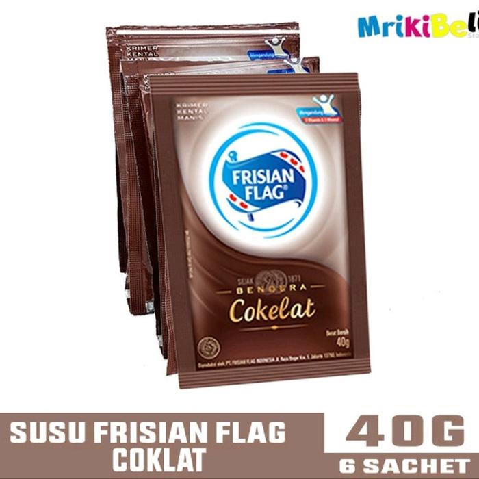 Gambar Susu Kental Manis Coklat BENDERA Sachet 40 gram 1 pak - 1 karton - 1 pak dari Zaidar Store undefined Tokopedia
