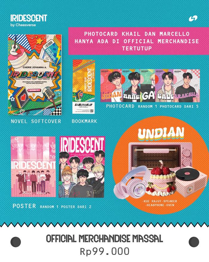 Gambar PRE ORDER - IRIDESCENT - CHERIE JOVANNA A. - AKAD X SKUAD - BUMIFIKSI - PO dari bumifiksipadang Kota Padang Tokopedia