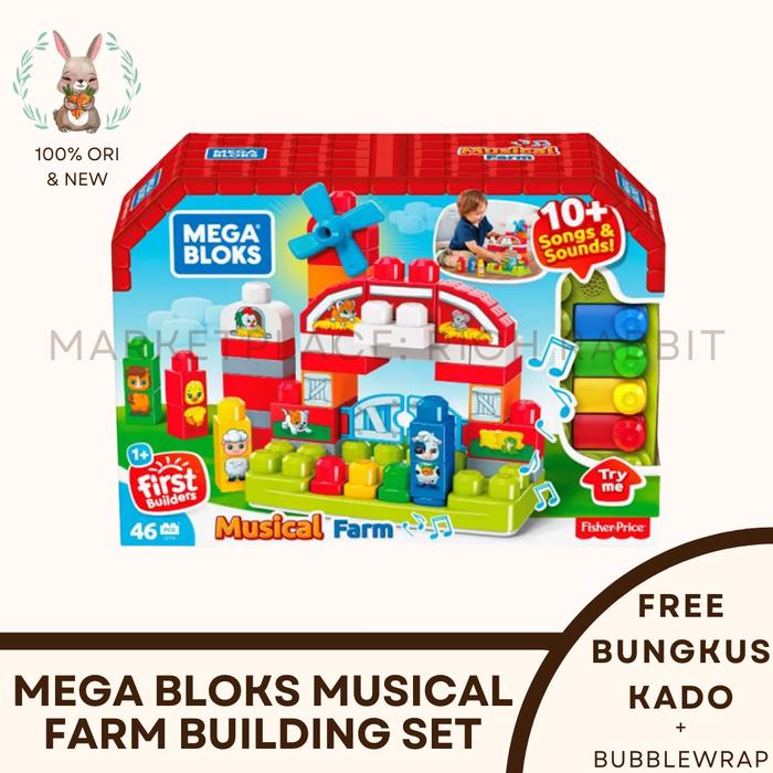 Gambar Early Learning Centre Mega Bloks Musical Farm Building Set Mainan Anak dari Rich Rabbit undefined Tokopedia