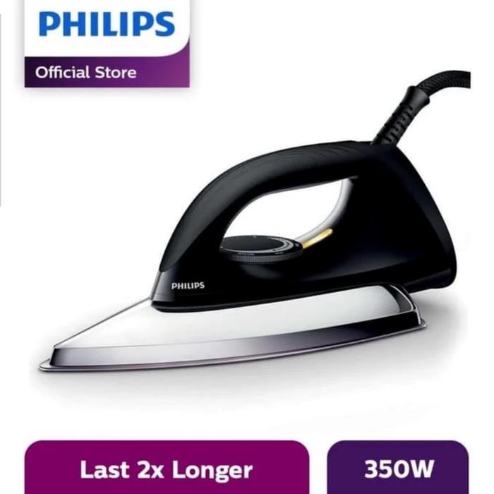 Gambar PHILIPS : HD-1173 SETRIKA KERING PHILLIPS DRY IRON HD 1173 CLASSIC - Hitam dari HOKKI HOUSEWARE undefined Tokopedia