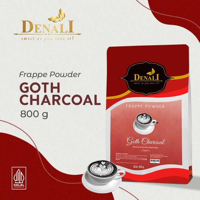 Gambar Denali Favorite Frappe Powder - Goth Charcoal dari Mokhabika undefined Tokopedia