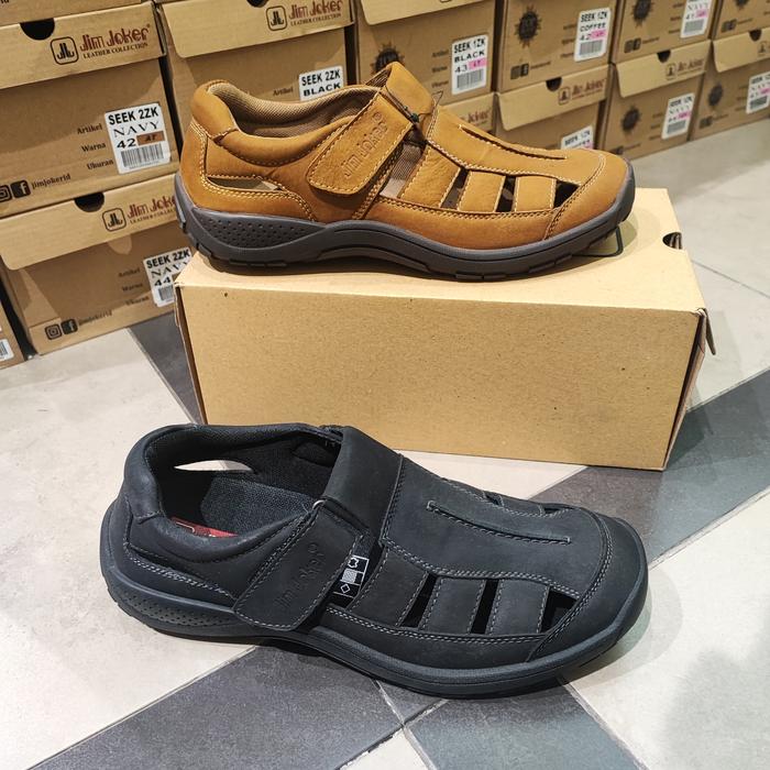Gambar Sepatu Sandal Jim joker Kulit Pria Haper 75 - Tane, 40 dari ArdicikoOlshopBranded undefined Tokopedia