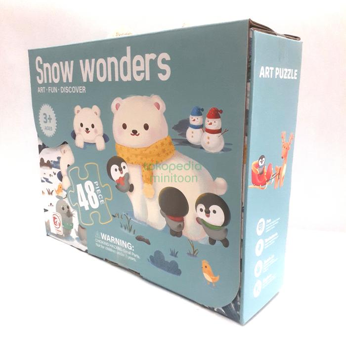 Gambar JIGSAW PUZZLES ANIMAL SERIES Puzzle  Hewan - 48pc dari Minitoon undefined Tokopedia