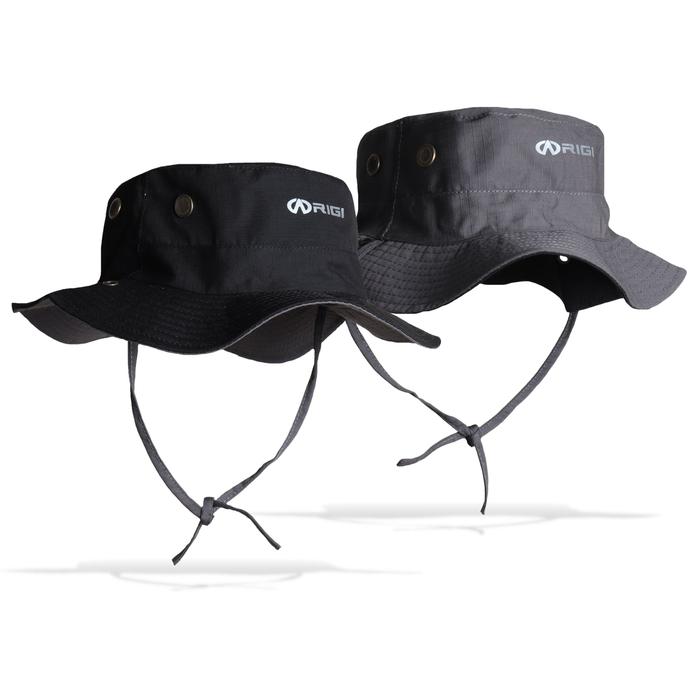 Gambar RIGI Topi Gunung Rimba Reverse Outdoor Mancing Gunung Jungle Hat X-Forest (Bolak balik) - Hitam, All Size dari RIGI Adventure Shop undefined Tokopedia