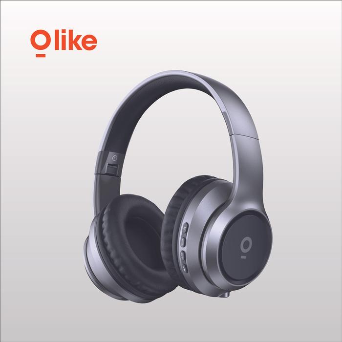 Gambar Olike H1 Wireless Bluetooth Headphone Headset On-ear With Mic - Resmi - Grey dari Inovtek undefined Tokopedia