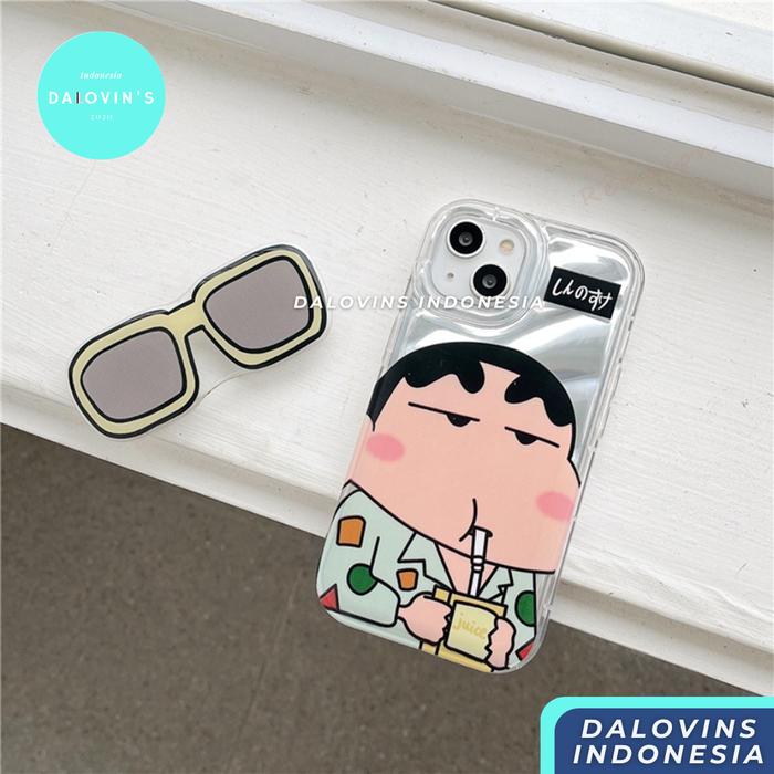 Gambar Sunglass Shinchan Popsocket Case iPhone 7 8 X XS XR 11 12 PRO MAX PLUS - Shinchan, iPhone 11 dari Axcase undefined Tokopedia