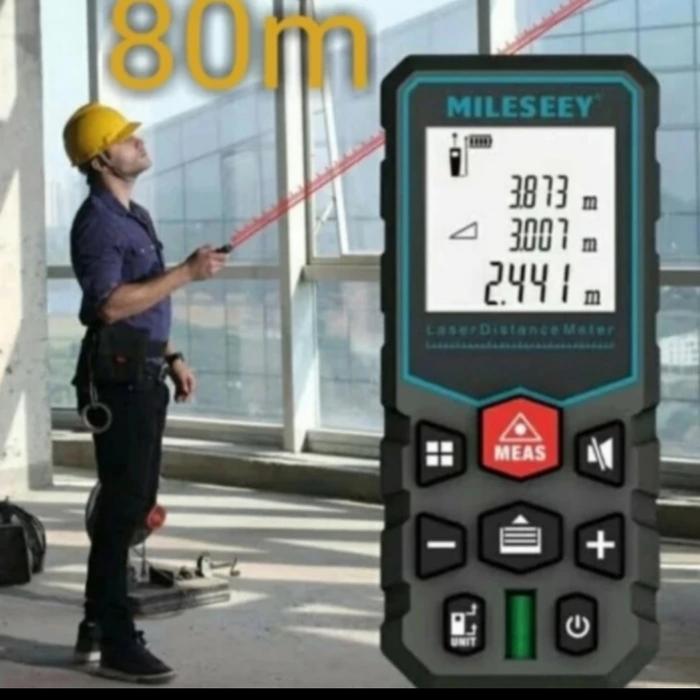 Jual Meteran Laser Distance 100m 80m 60m 40m Digital Meteran Pengukur ...
