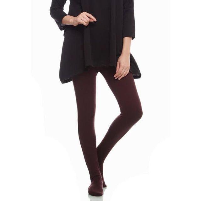 Gambar Legging Wudhu Bahan Spandex Rayon Premium D1 - Cokelat, S dari Qurrotaayun_Official undefined Tokopedia