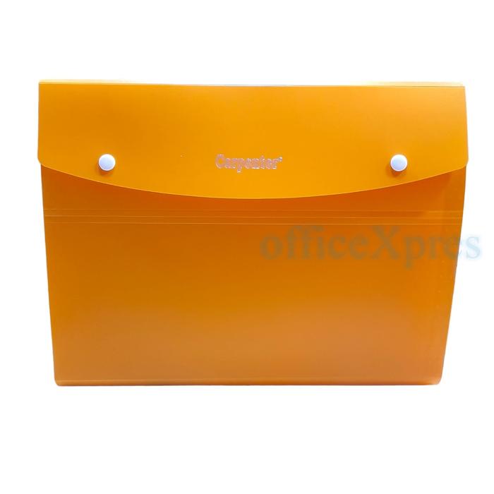 Gambar Expanding File A4 / Map Sekat / Map Kancing Expanding 9165 / Map File - Orange dari officeXpres undefined Tokopedia