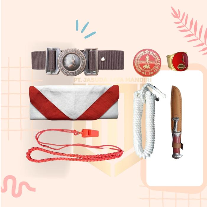 Gambar atribut perlengkapan pramuka kumplit putri perempuan sd smp lengkap - LENGKP NON BONI dari YUN YUN SHOES undefined Tokopedia