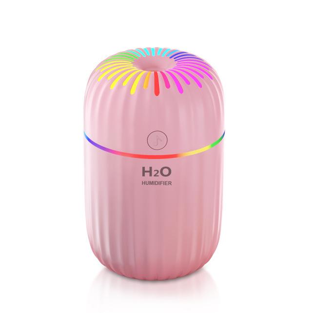 Gambar Humidifier Diffuser LED Home Office Air Humidifier Portable Purifiers - Merah Muda dari T.B.E undefined Tokopedia
