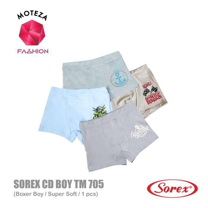 Gambar Sorex Celana Dalam CD Anak Laki Kids Boy - TM 705 - Boxer Super Soft - XL dari Moteza Indonesia undefined Tokopedia