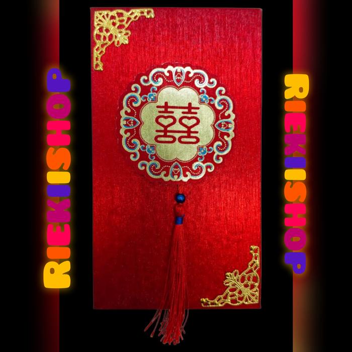 Gambar Angpao wedding box sangjit seserahan shuangxi premium isi 1 gepok - A, 1 gepok dari Riekiishop undefined Tokopedia