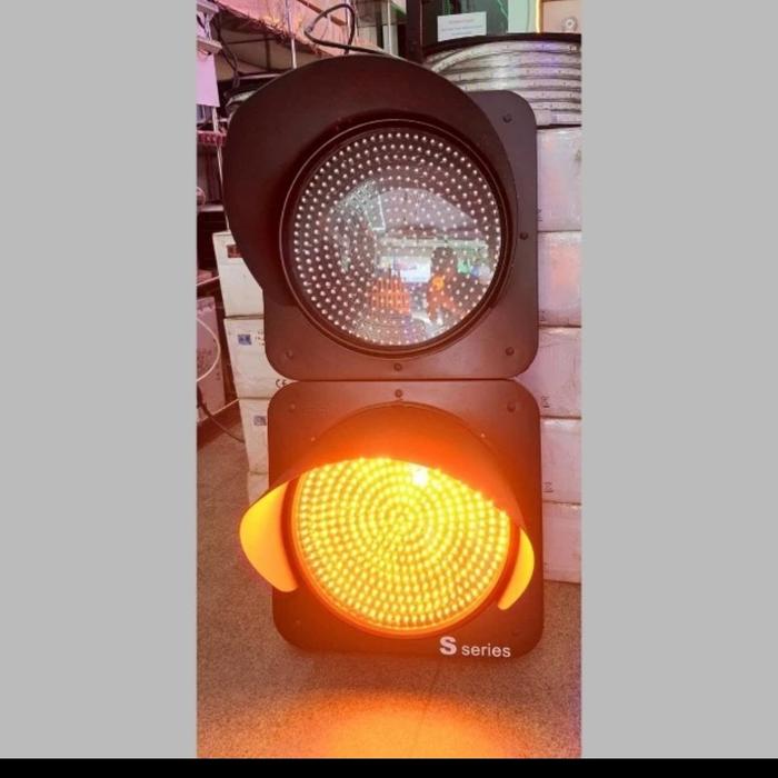 Jual Lampu Jalan Lalu Lintas Traffic 1 Mata Kuning 220V - TRAFIC 2 MATA ...